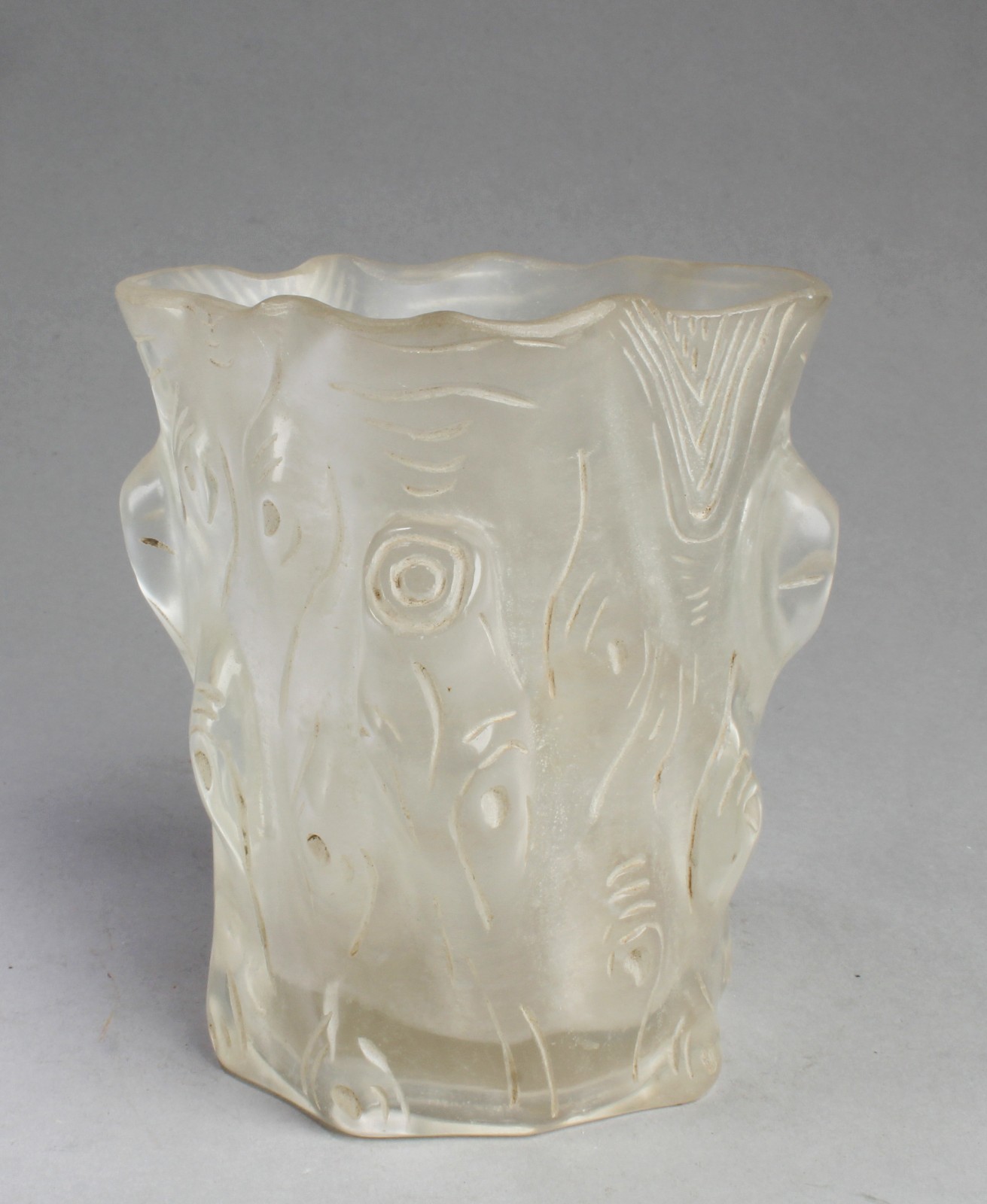 Chinese Peking Glass Brushpot Chinese Peking Glass Brushpot