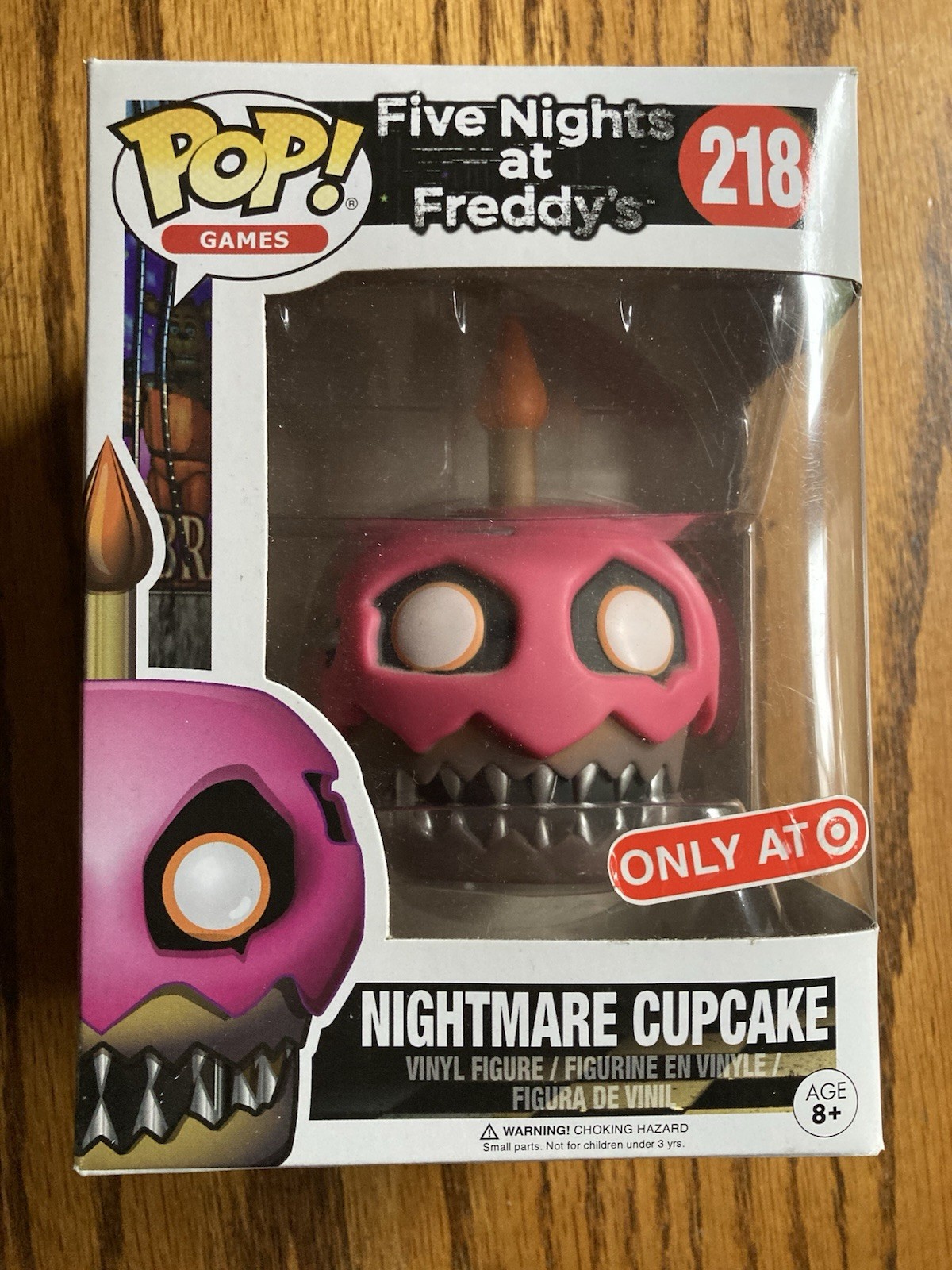 Funko Pop Games Five Nights At Freddy's Nightmare Cupcake # 218 Target Exclusive Funko Pop Games Five Nights At Freddy's Nightmare Cupcake # 218 Target Exclusive
