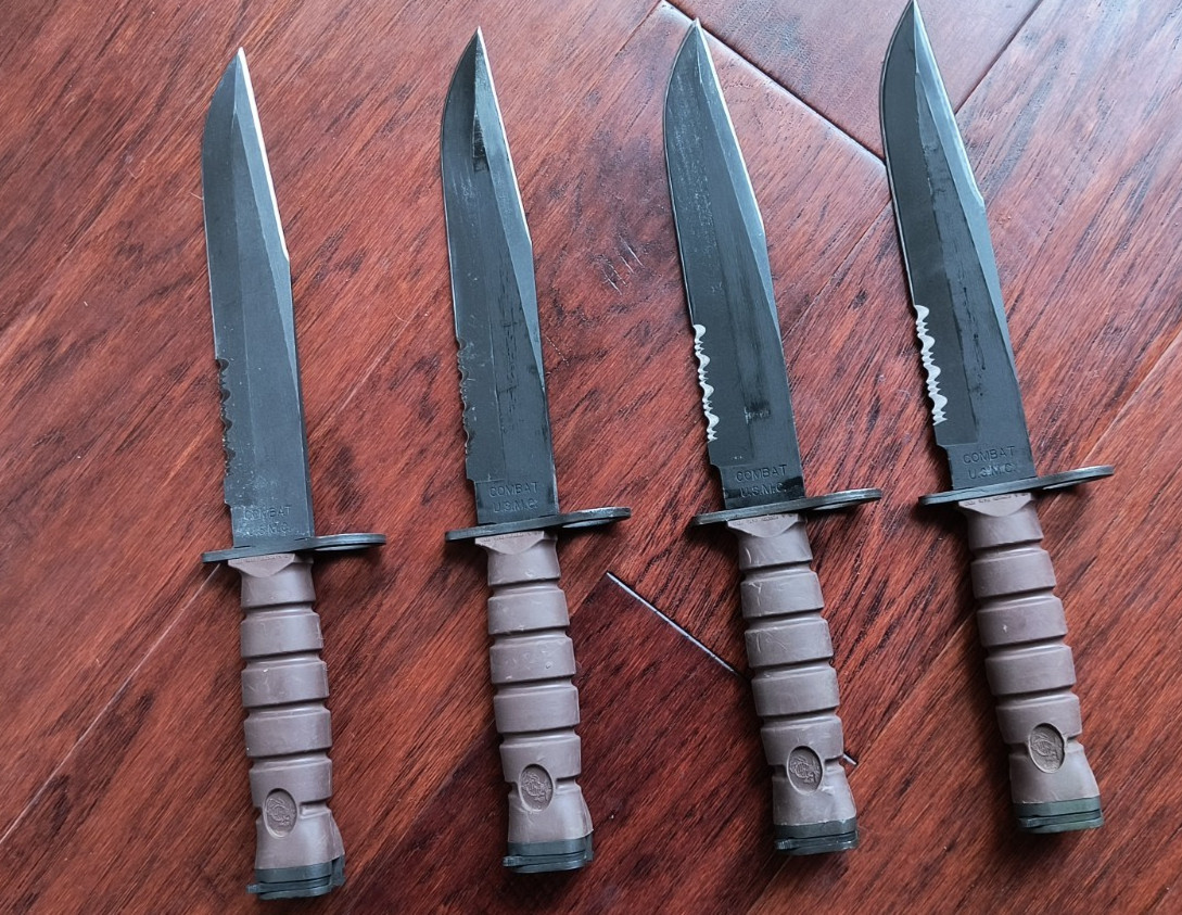 Vintage OKC3S Fighting Knife Bayont Genuine USMC Ontario Knife + MOLLE Sheath Vintage OKC3S Fighting Knife Bayont Genuine USMC Ontario Knife + MOLLE Sheath