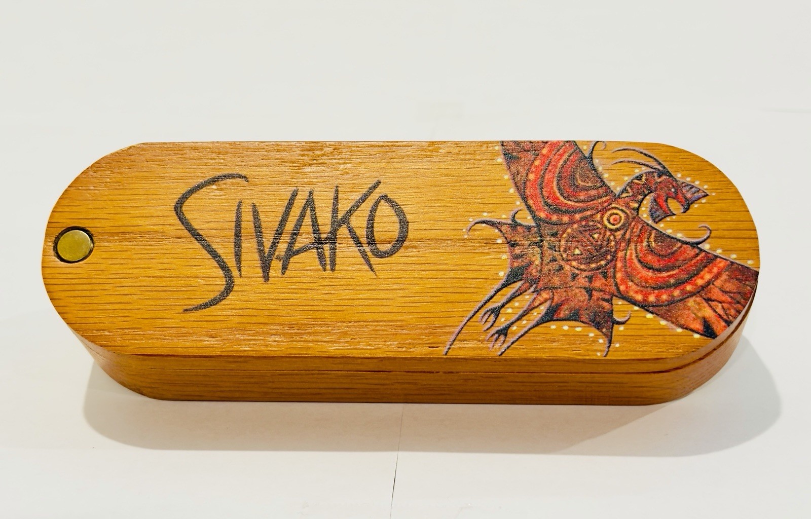 Disney Parks Pandora Avatar Banshee Luxury Pen Wood Collector Box
