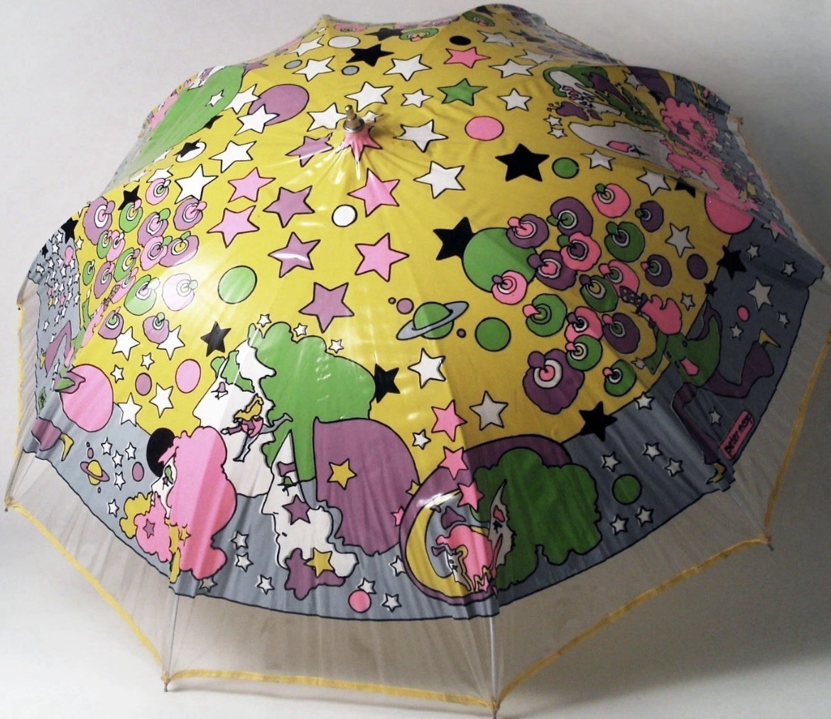 Vintage PETER MAX Funbrella Umbrella Great Condition 1970 Era Rare HTF COOL Vintage PETER MAX Funbrella Umbrella Great Condition 1970 Era Rare HTF COOL