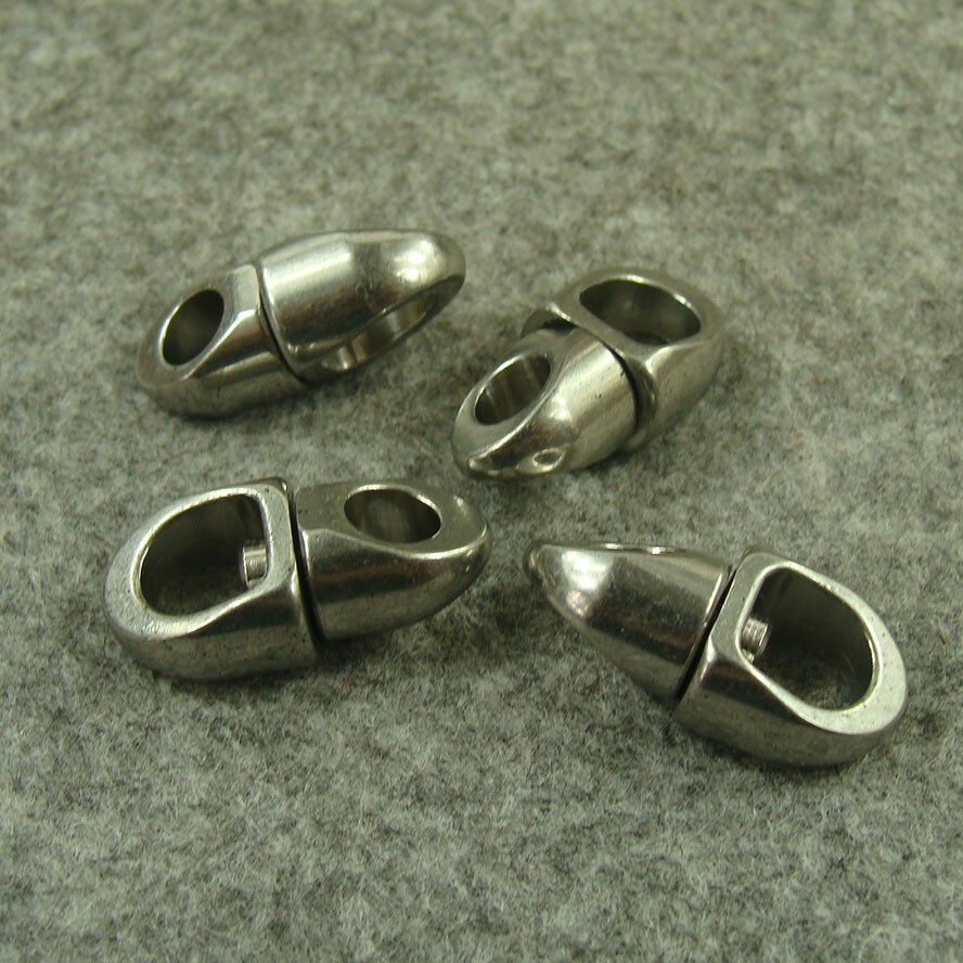 4pcs Stainless Steel 8 shaped Swivel eye connector DIY key ring wallet chain use