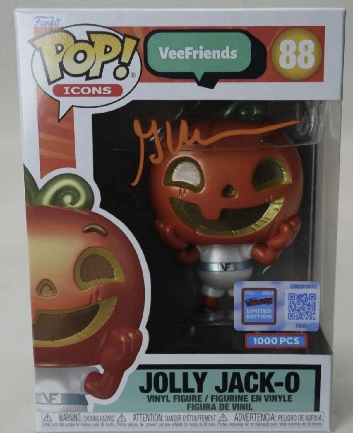 Veefriends NYCC Exclusive Jolly Jack-O Funko Pops Full Set Veefriends NYCC Exclusive Jolly Jack-O Funko Pops Full Set