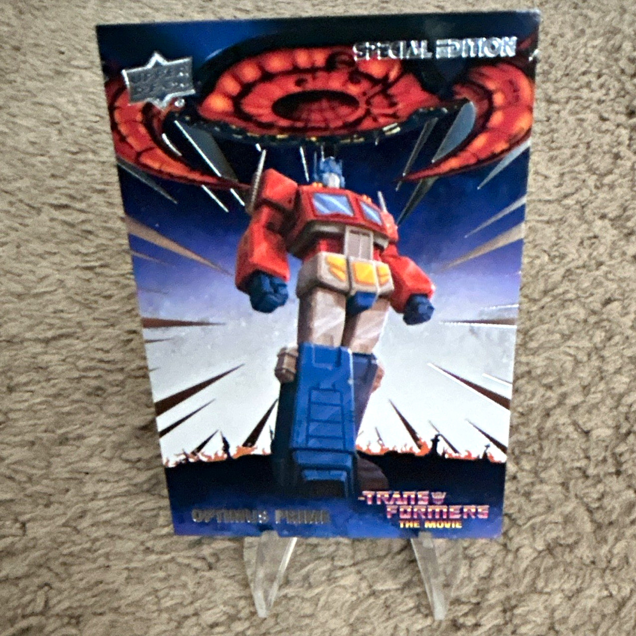 Upper Deck Transformers The Movie Optimus Prime #1 Non-Sport Card Upper Deck Transformers The Movie Optimus Prime #1 Non-Sport Card