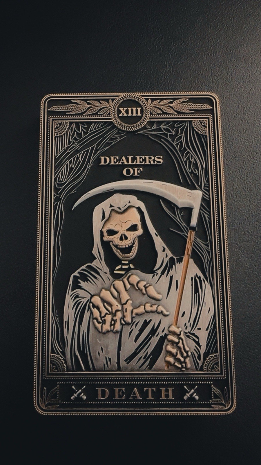 U.S. Navy Gunner's Mate Challenge Coin - Bldg 521 Special Edition Death Card