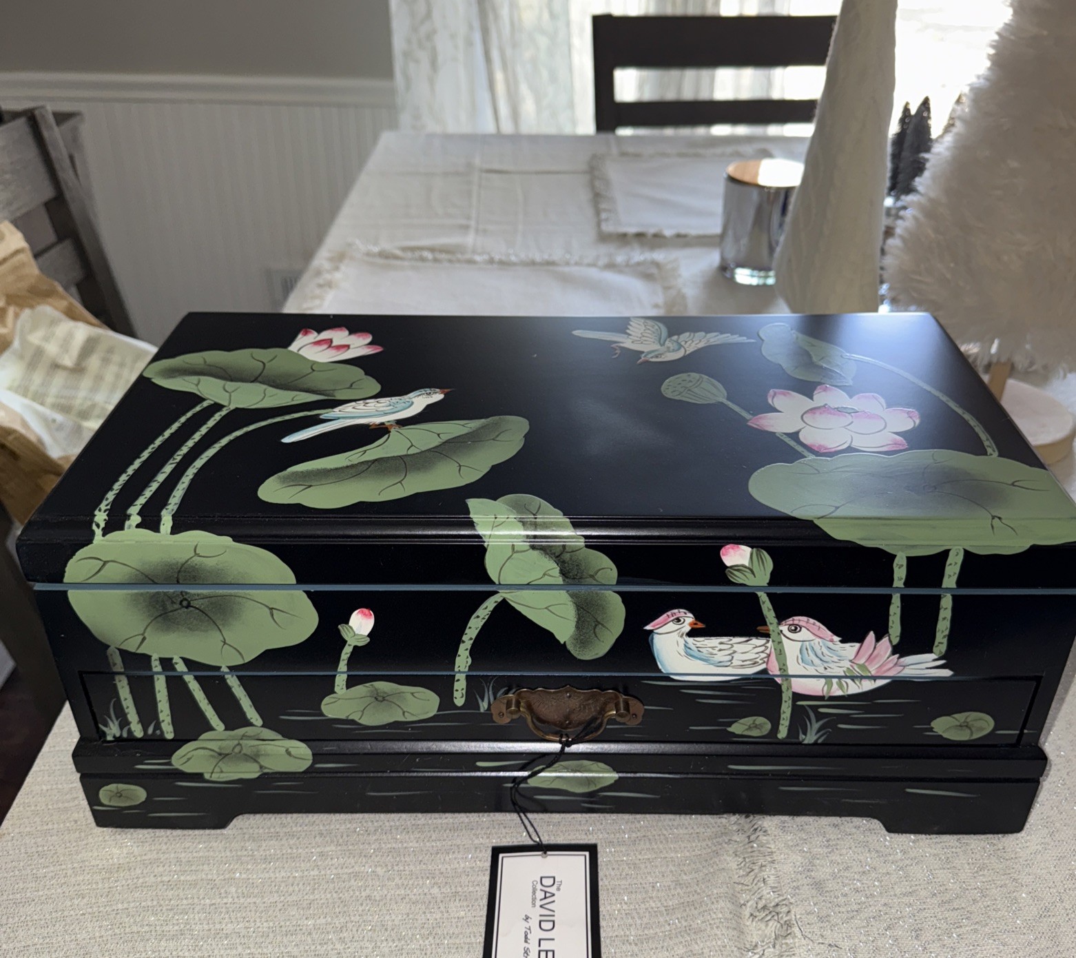 Crestview Gardens MCM Mirrored Storage Box Birds Jewelry Box Elegant Cottage Crestview Gardens MCM Mirrored Storage Box Birds Jewelry Box Elegant Cottage