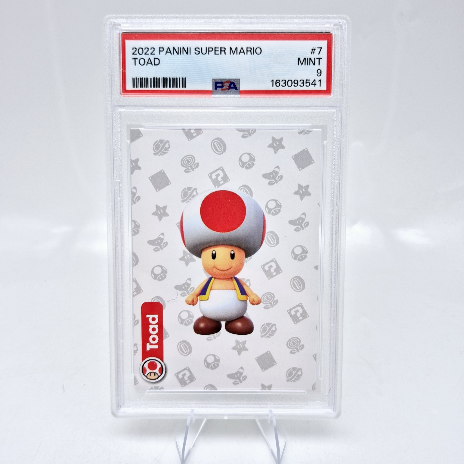 2022 Panini Nintendo Super Mario Toad #7 Character Card 