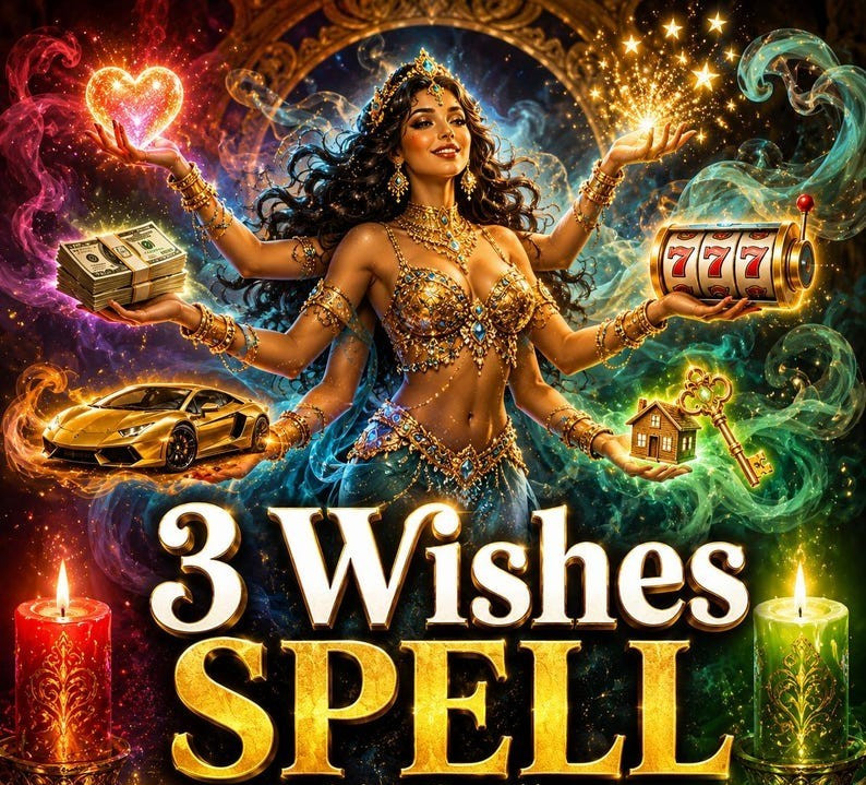 3 Wishes Spell - Make a Wish Ritual, Dream Manifestation, Fast Desire & Opportun 3 Wishes Spell - Make a Wish Ritual, Dream Manifestation, Fast Desire & Opportun