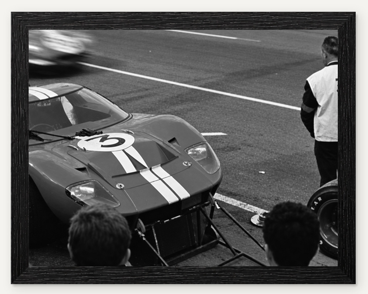 12X9.5 FRAMED 1966 LE MANS #3 FORD GT40 DAN GURNEY JERRY GRANT PHOTO REPRO PRINT 12X9.5 FRAMED 1966 LE MANS #3 FORD GT40 DAN GURNEY JERRY GRANT PHOTO REPRO PRINT