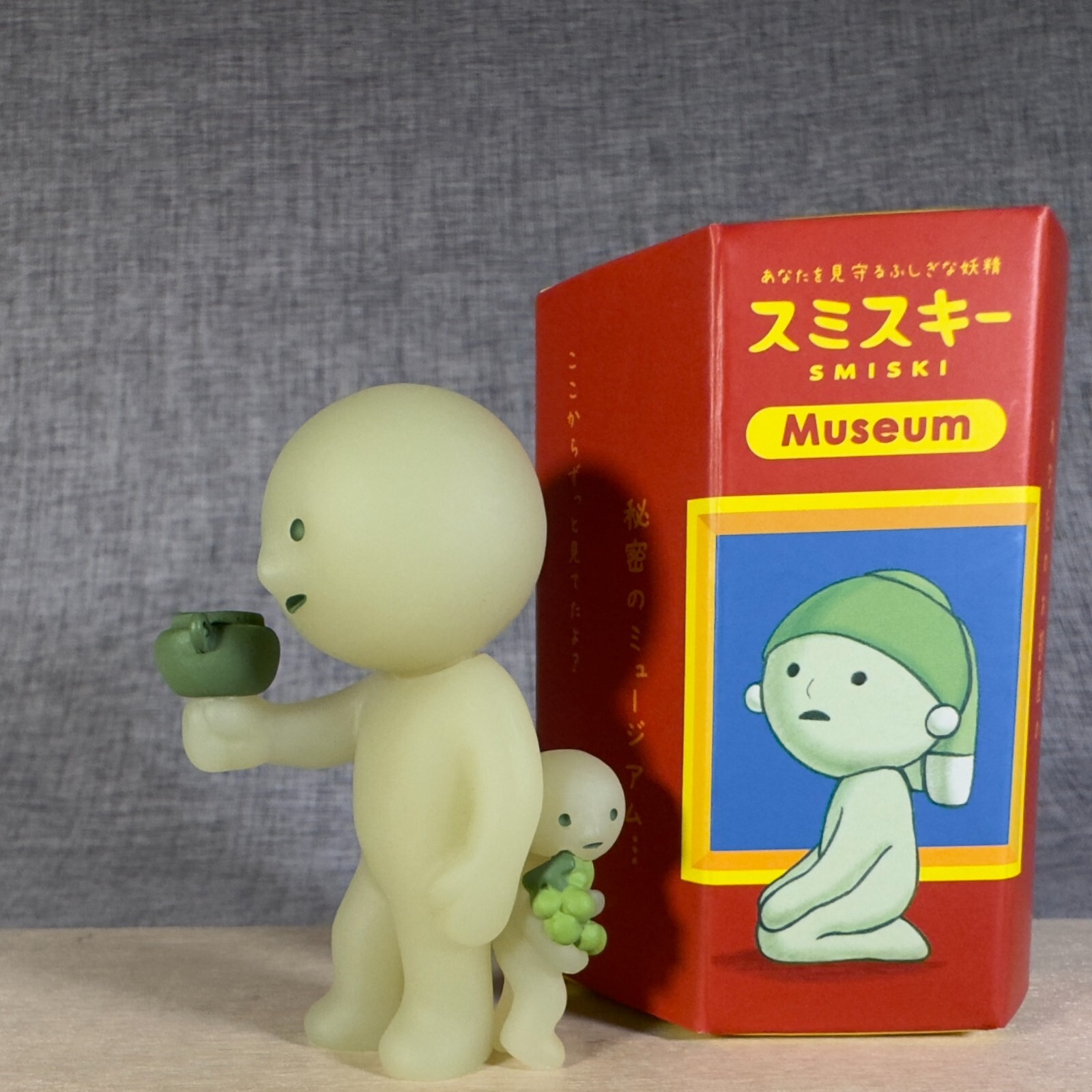 Authentic Smiski Museum Series Smiski Bacchus Figure