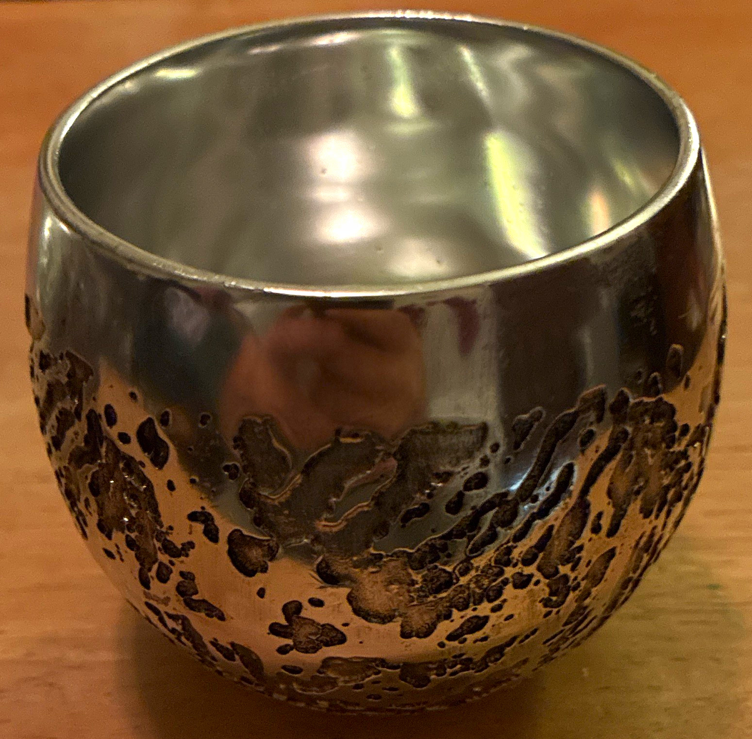 Vintage 1971 Don Sheil Australia Nectar Cups Pair Stalagmite Brutalist Aluminum Vintage 1971 Don Sheil Australia Nectar Cups Pair Stalagmite Brutalist Aluminum