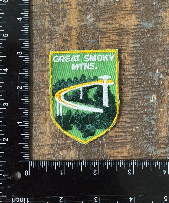 Vintage Great Smoky Mountains Clingmans Dome Observation Tower Patch NOS 1970s Vintage Great Smoky Mountains Clingmans Dome Observation Tower Patch NOS 1970s