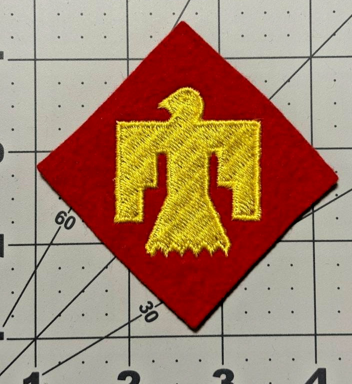 WW 2 US Army 45th Infantry Division Wool Patch Inv# K5541