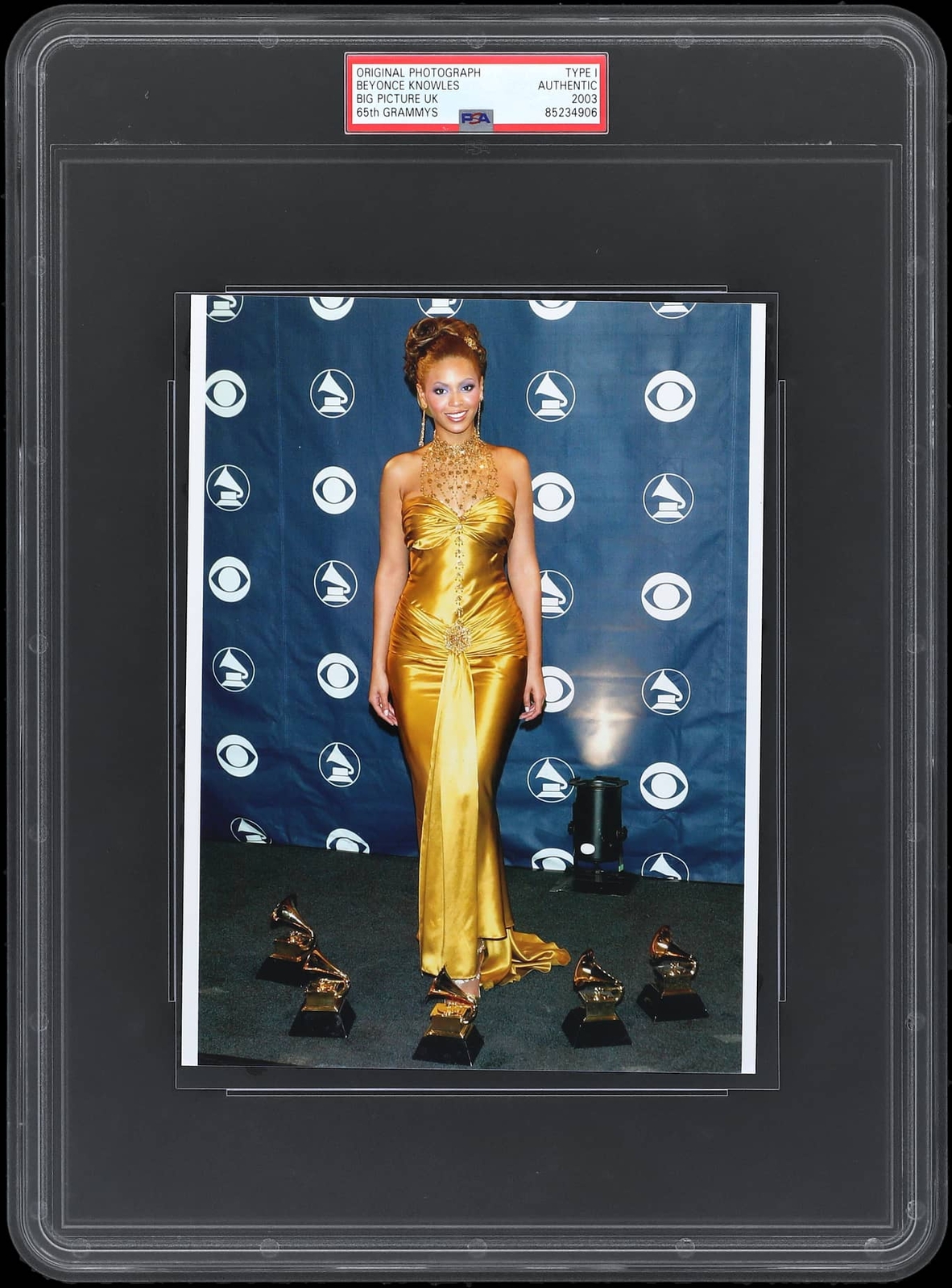 2003 Beyonce Knowles 65th Grammys Rookie Type 1 6x8 Original Photo PSA/DNA 2003 Beyonce Knowles 65th Grammys Rookie Type 1 6x8 Original Photo PSA/DNA