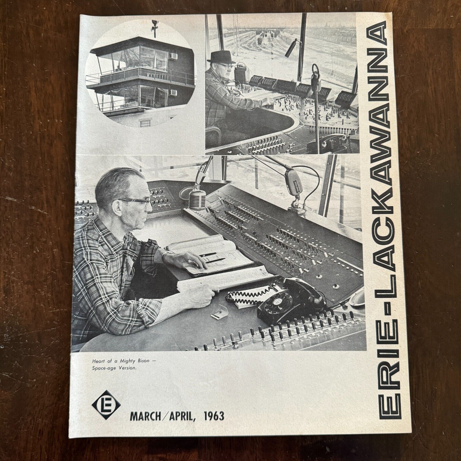 Erie-Lackawanna Railroad Magazine Mar Apr 1963 Railway RR Employee Vintage