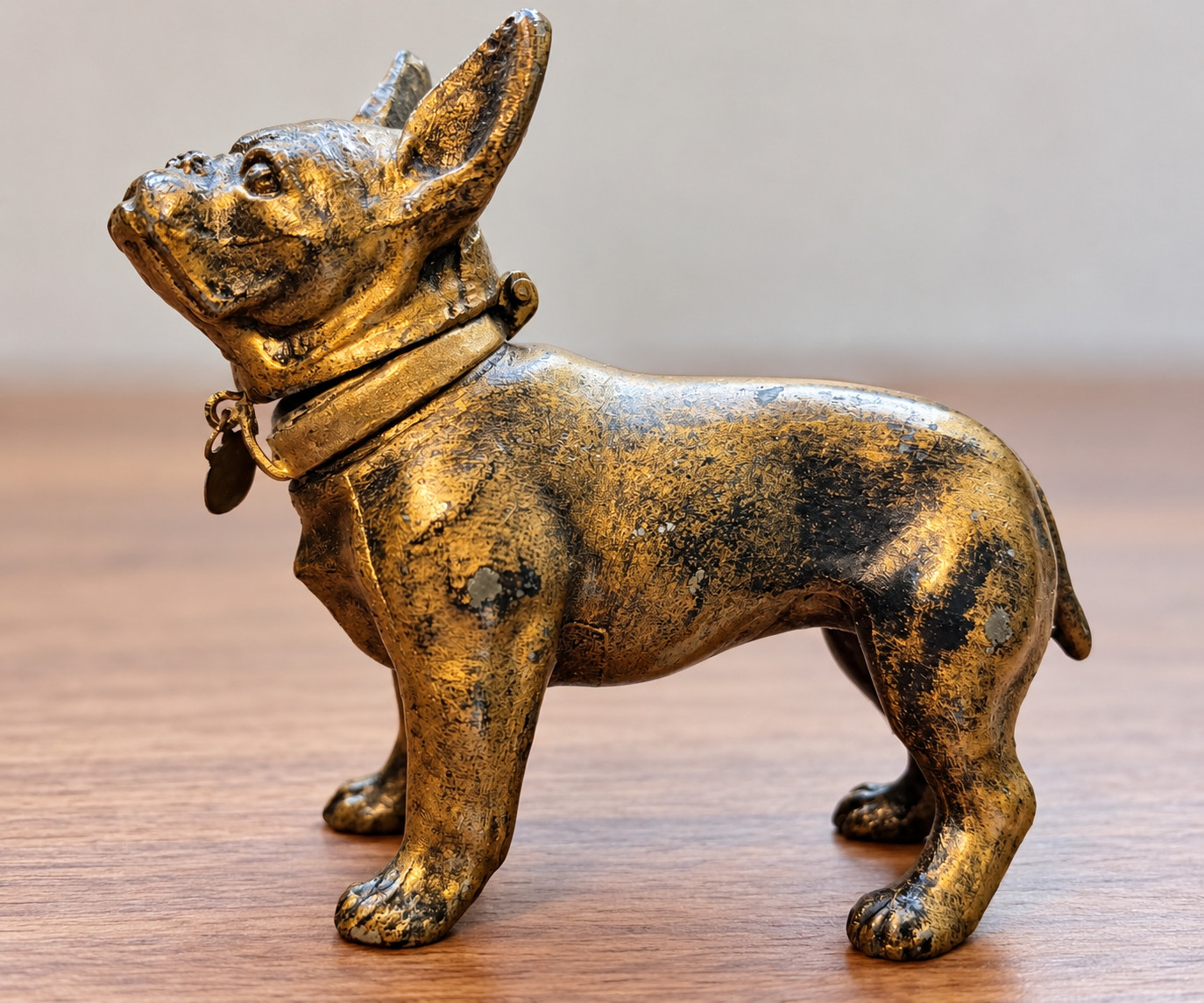 Vintage MEB Dog Head Lighter Borez 1930s Austria Antipue FIGURAL Dog Lighter wor