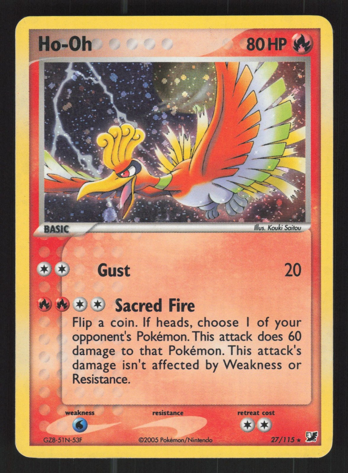 English LP Ho-Oh (Cosmos Holo) 027/115 PR Holofoil Pokemon Deck Exclusives English LP Ho-Oh (Cosmos Holo) 027/115 PR Holofoil Pokemon Deck Exclusives