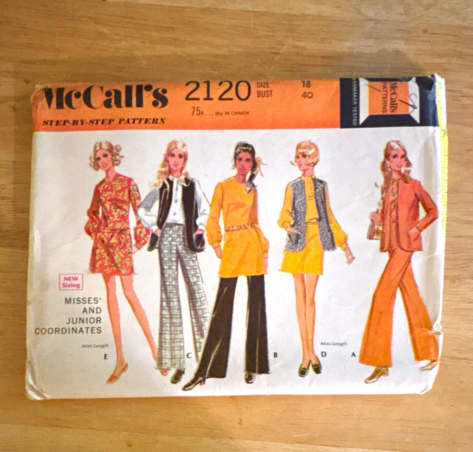 McCall's 2120 Women's Misses & Junior Coordinates Sportswear Sewing Pattern McCall's 2120 Women's Misses & Junior Coordinates Sportswear Sewing Pattern