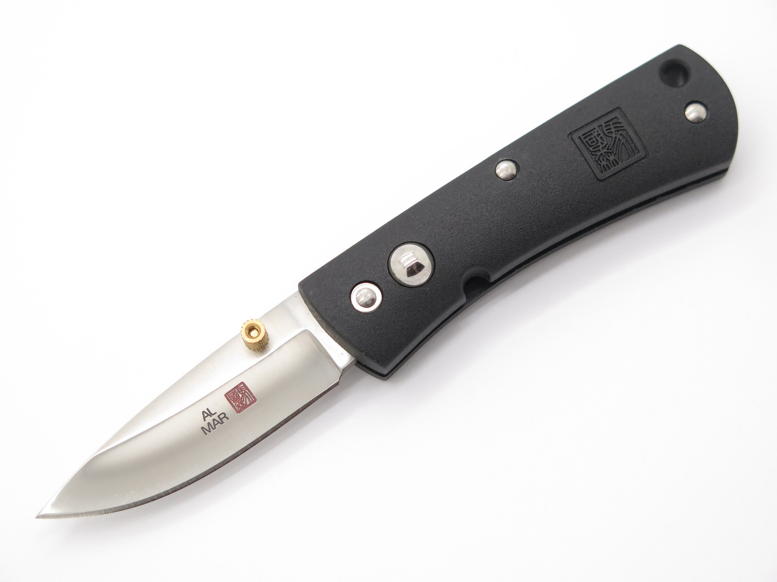 Vintage 1990s Al Mar 6006 Mini Bulldog Seki Japan Small 3" Folding Pocket Knife