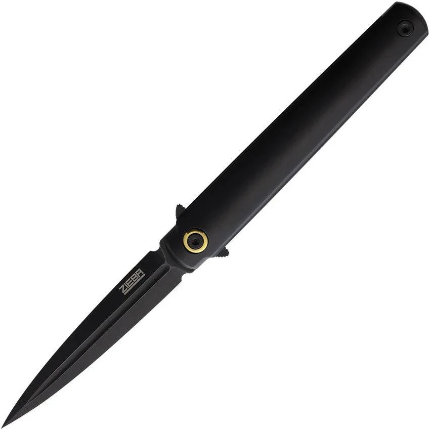 ZIEBA Six Dagger Framelock Folding Pocket Knife MagnaCut Steel Titanium Handle ZIEBA Six Dagger Framelock Folding Pocket Knife MagnaCut Steel Titanium Handle