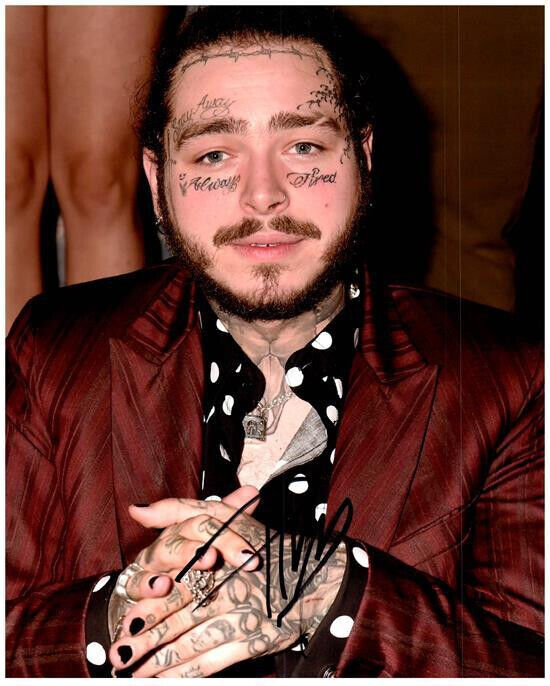 POST MALONE signed 8.5x11 Signed Photo Reprint