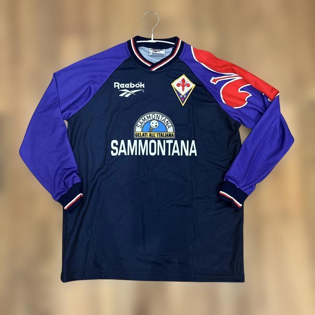 Fiorentina 95 96 Home Long Sleeve Jersey Reebok Serie A From Japan