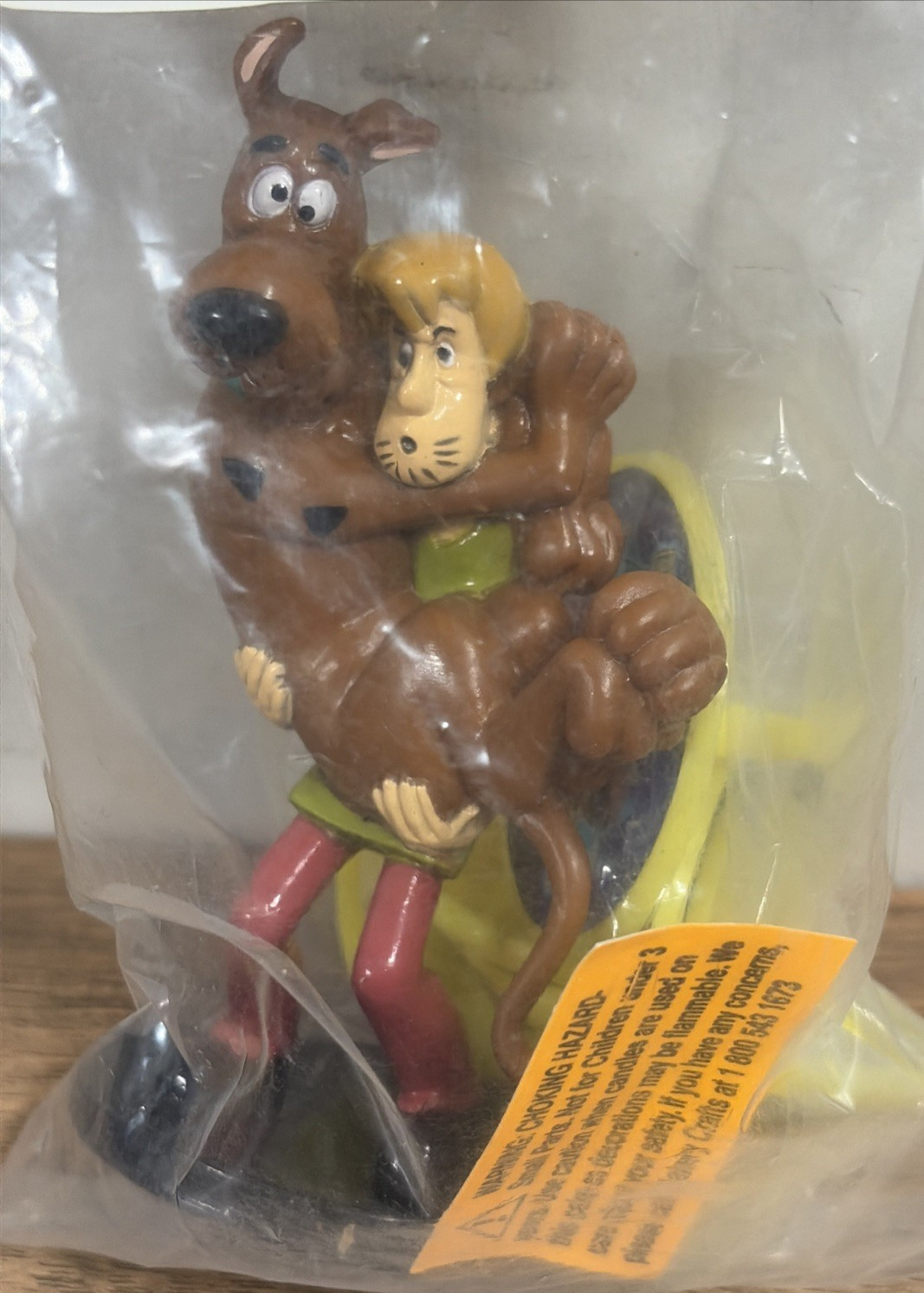 1998 Scooby Doo Shaggy Cake Topper PVC Figure Hanna Barbera Bakery Crafts NOS