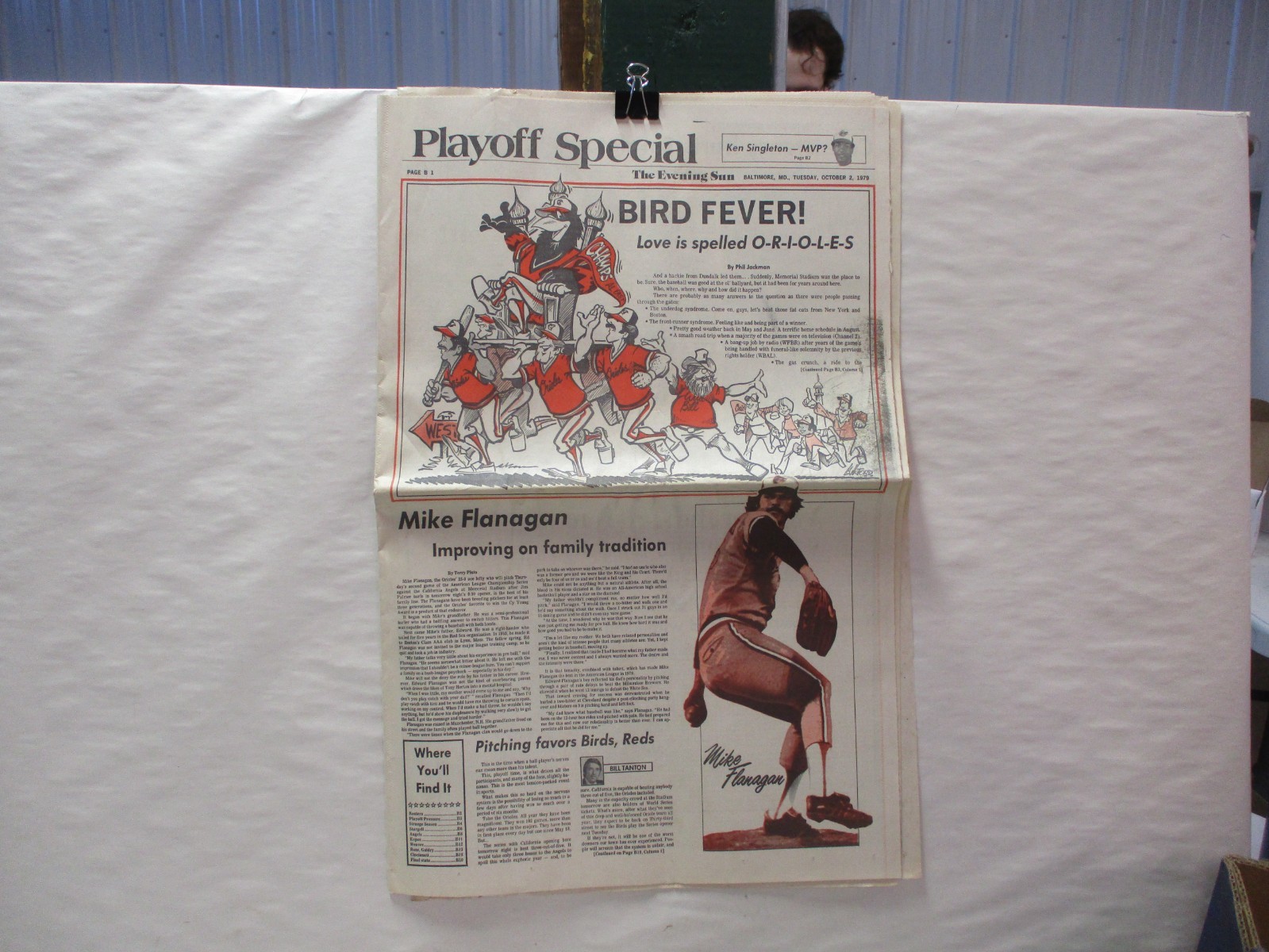 1979 Baltimore Sun Newspaper Baltimore Orioles Playoffs