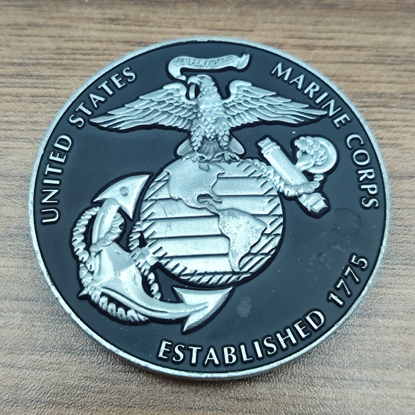USMC Marine Corps 250th Birthday Challenge Coin