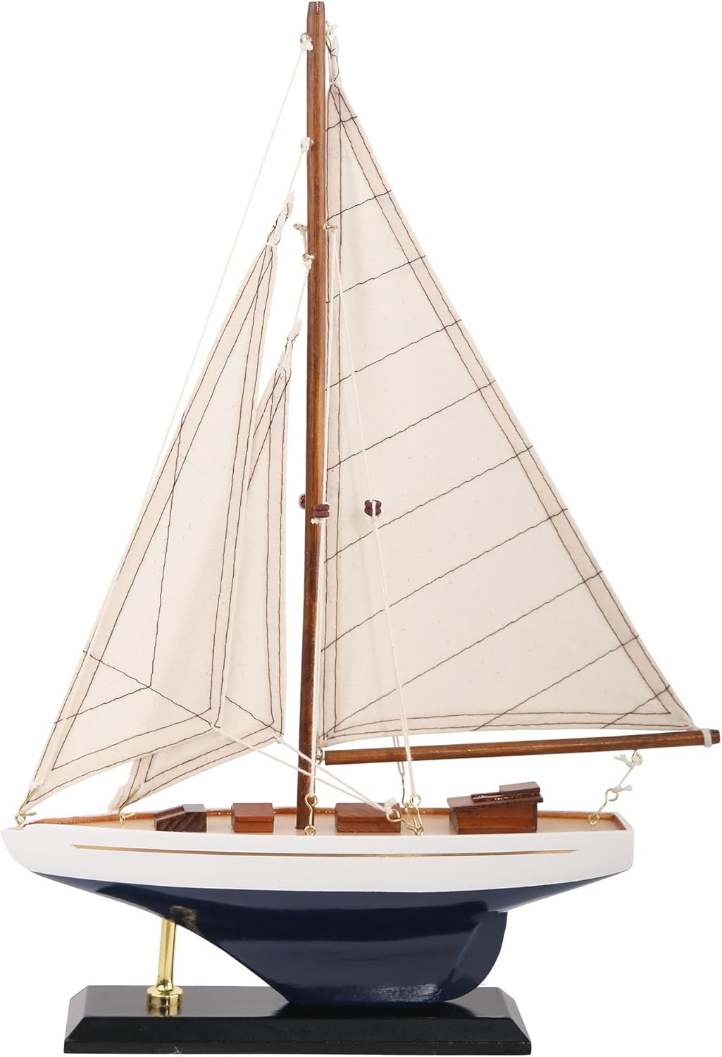 NAUTIMALL 16" Wooden Sailboat Decor Classic Columbia America's Cup Ship Model Na NAUTIMALL 16" Wooden Sailboat Decor Classic Columbia America's Cup Ship Model Na
