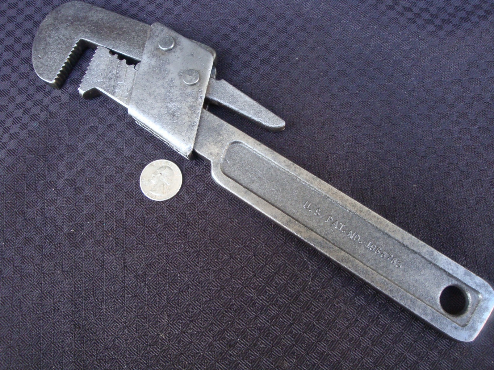 VINTAGE TROJAN 12" ADJUSTABLE WRENCH VINTAGE TROJAN 12" ADJUSTABLE WRENCH