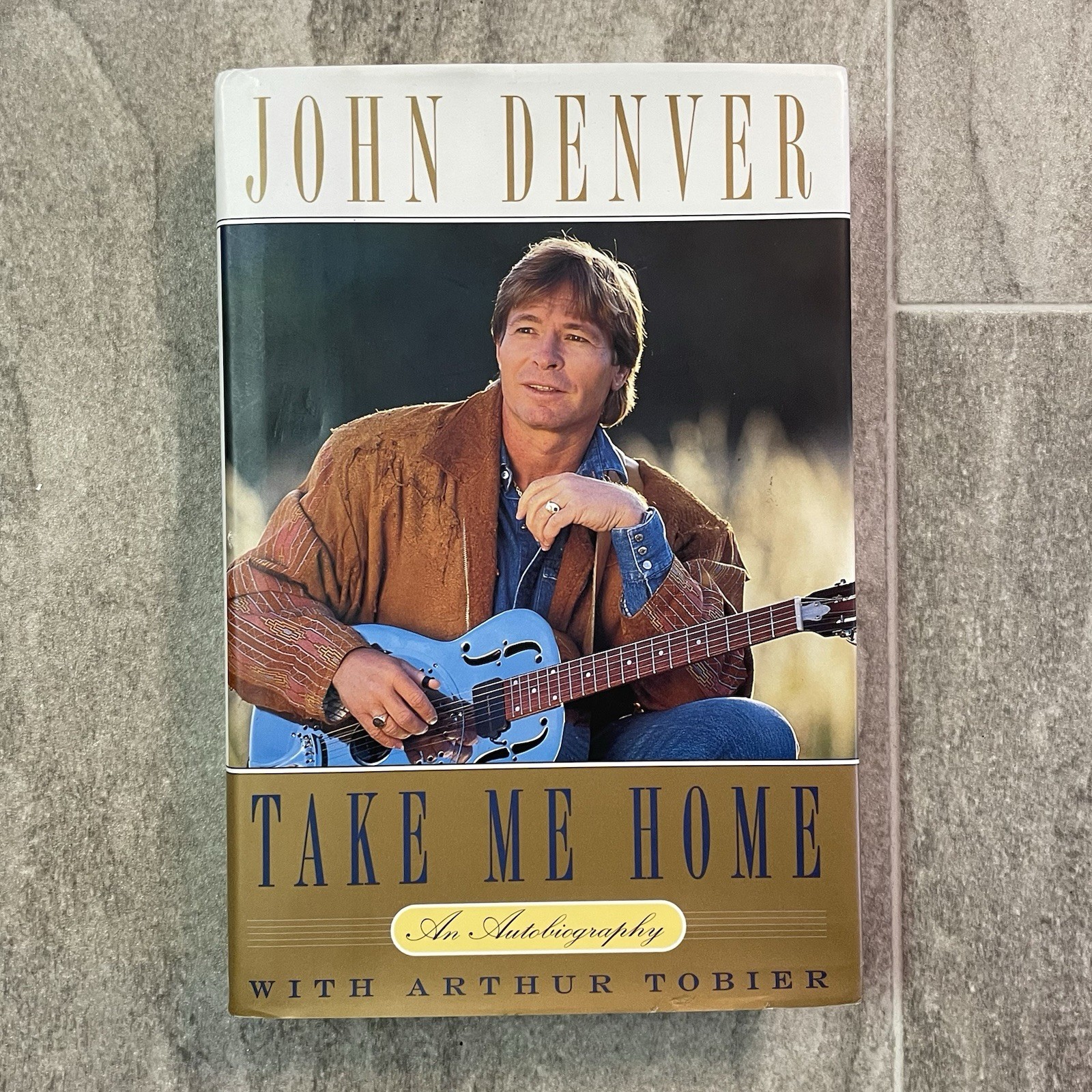 RARE John Denver Autograph Signed Book Take Me Home Country Roads W Ticket RARE John Denver Autograph Signed Book Take Me Home Country Roads W Ticket