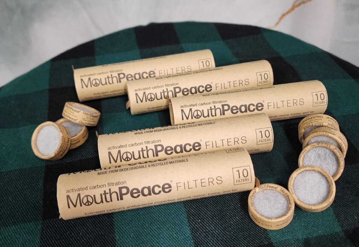MouthPeace ORIGINAL Carbon Filter Replacements - 5 Packs of 10pc Filter Rolls MouthPeace ORIGINAL Carbon Filter Replacements - 5 Packs of 10pc Filter Rolls