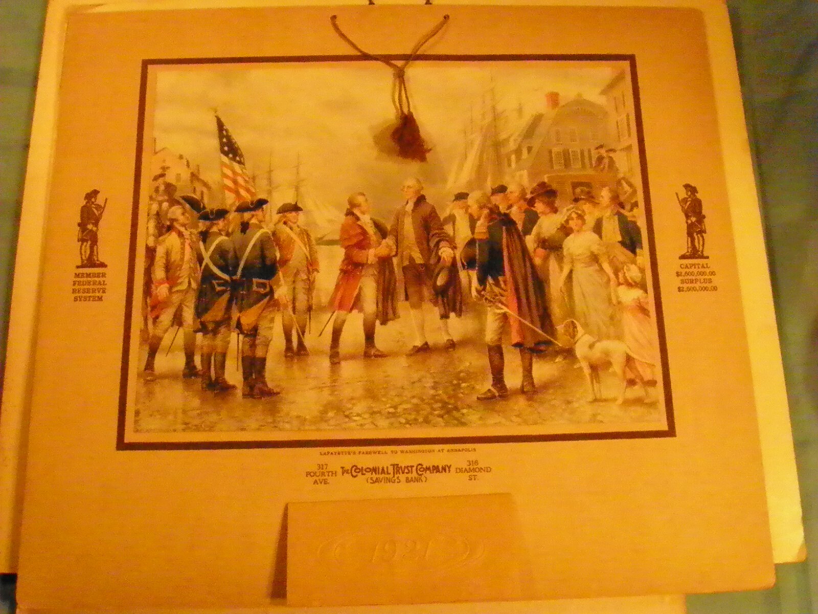 Vintage colonial trust co. lot of 4 1921 1932 1933 Calendar Antique G.Washington Vintage colonial trust co. lot of 4 1921 1932 1933 Calendar Antique G.Washington