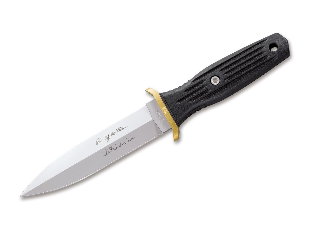 Boker Applegate Fairbairn Boot Fixed Knife Tactical 4.65" Blade 440C - 120546 Boker Applegate Fairbairn Boot Fixed Knife Tactical 4.65" Blade 440C - 120546