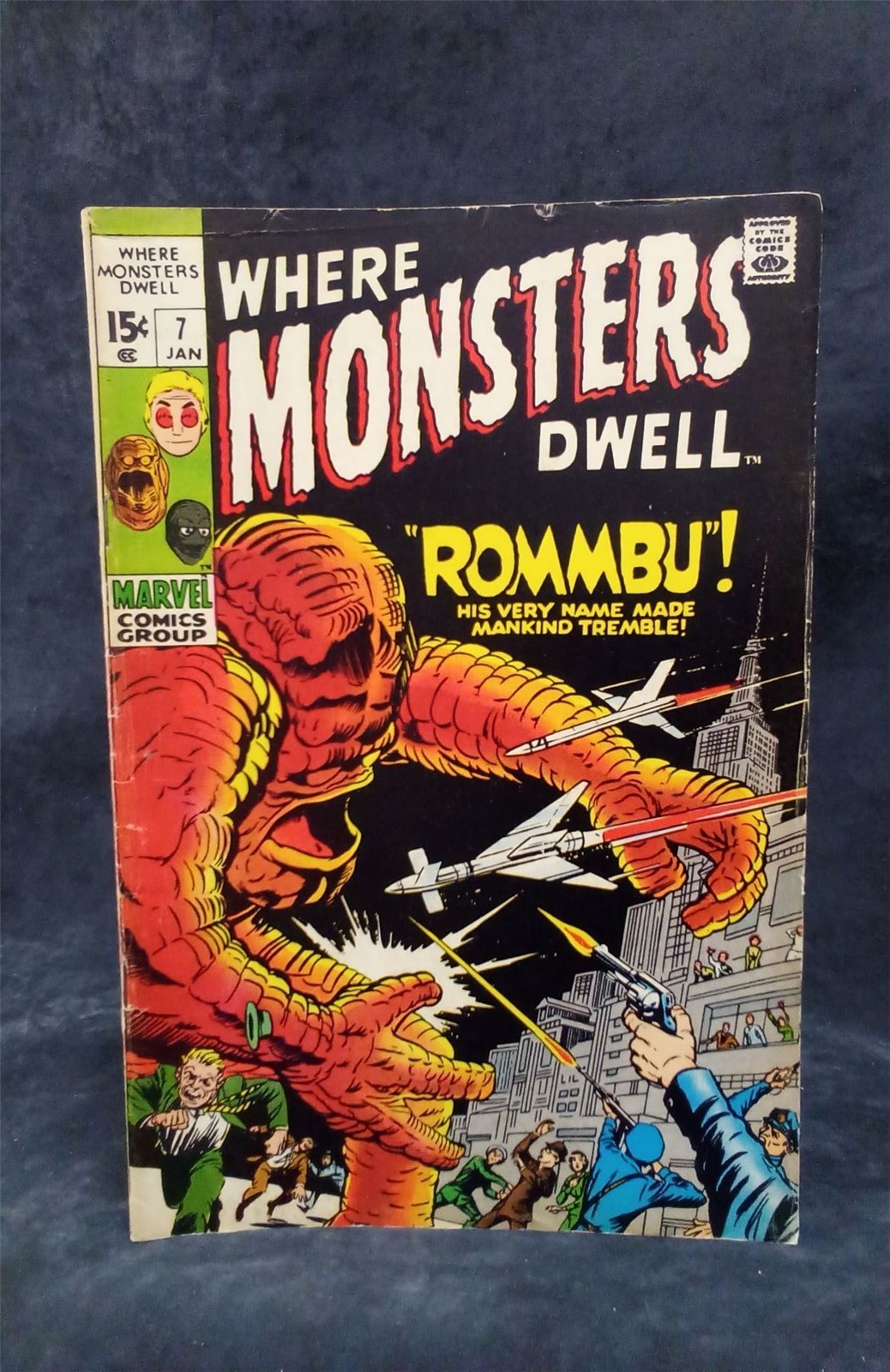 Where Monsters Dwell #7 1971 Marvel Comics Comic Book Where Monsters Dwell #7 1971 Marvel Comics Comic Book