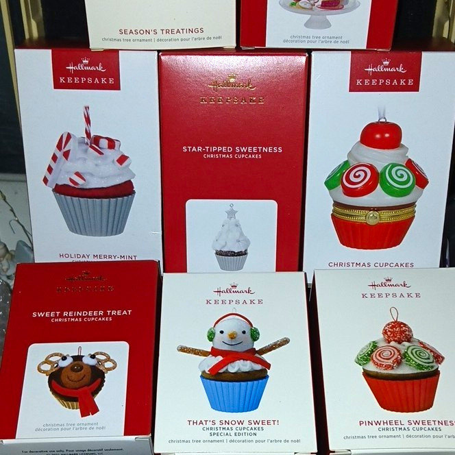 Hallmark Keepsake Christmas Cupcakes Cupcake Ornaments Lot Multicolor Hallmark Keepsake Christmas Cupcakes Cupcake Ornaments Lot Multicolor