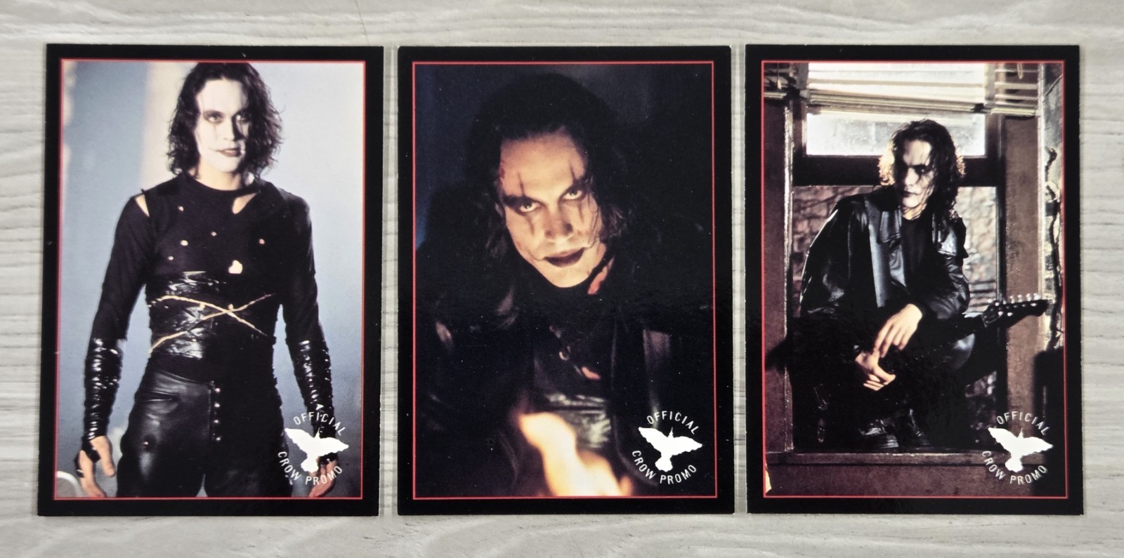 1994 Kitchen Sink The Crow Promo Cards #P1. P3 & P4 Brandon Lee 1994 Kitchen Sink The Crow Promo Cards #P1. P3 & P4 Brandon Lee