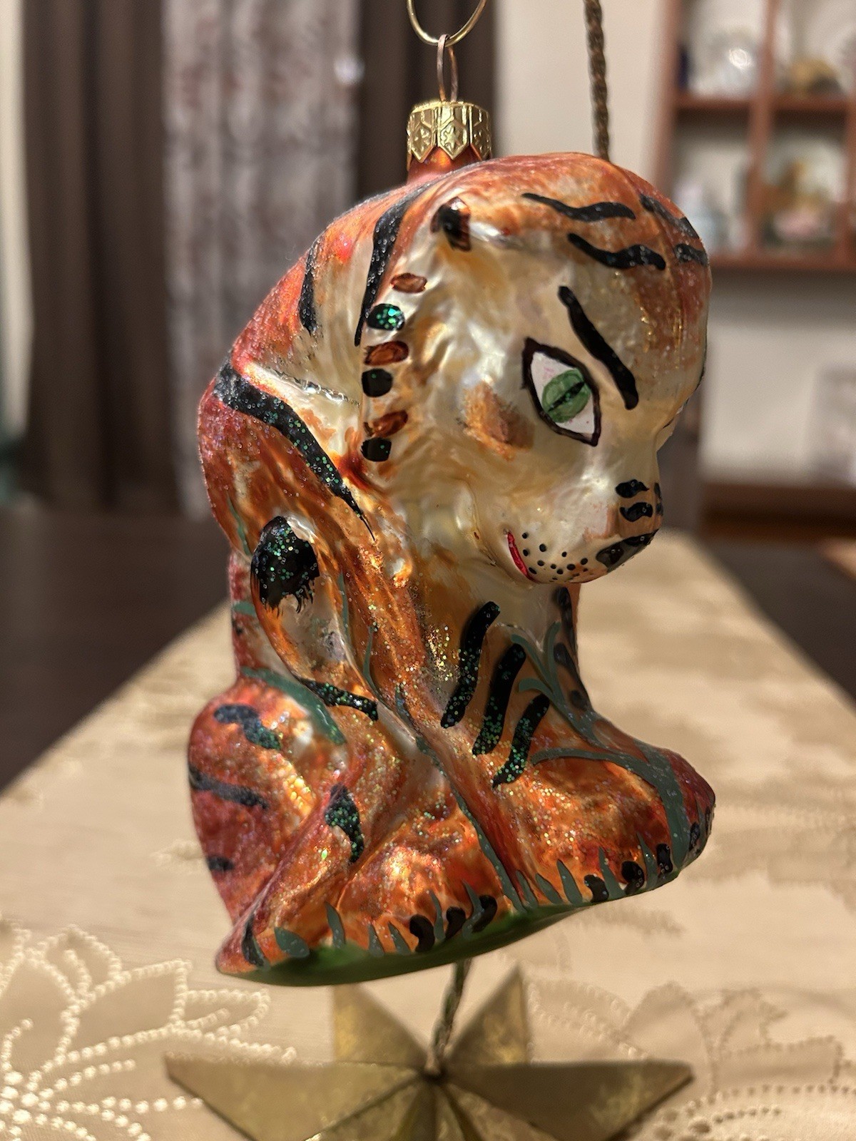 Radko Vintage 1995 Royal Tiger Ornament Radko Vintage 1995 Royal Tiger Ornament