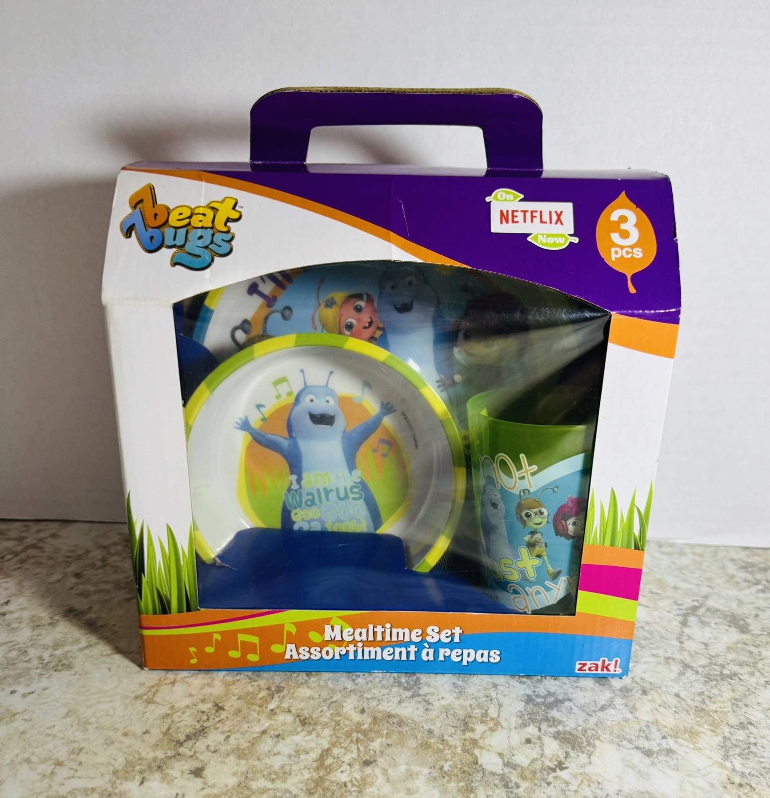 Vintage 2017 Zak Beat Bugs Mealtime Set 3 pieces Vintage 2017 Zak Beat Bugs Mealtime Set 3 pieces