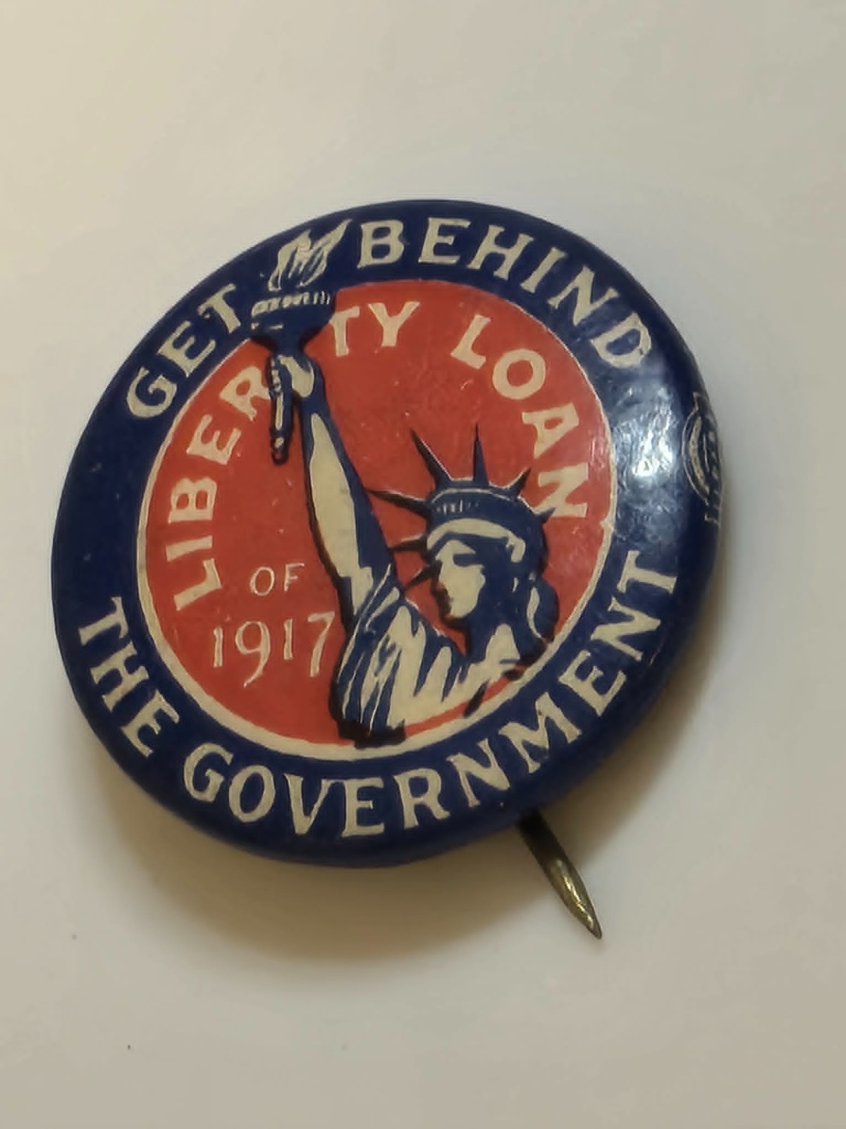 Original WW1 Liberty Loan of 1917 Pinback Button Original WW1 Liberty Loan of 1917 Pinback Button