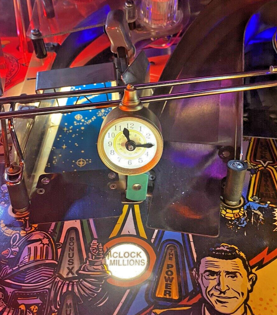 Twilight Zone pinball Clock millions Mod (WITH SPINING DIAL) *NO US IMPORT TAX* Twilight Zone pinball Clock millions Mod (WITH SPINING DIAL) *NO US IMPORT TAX*