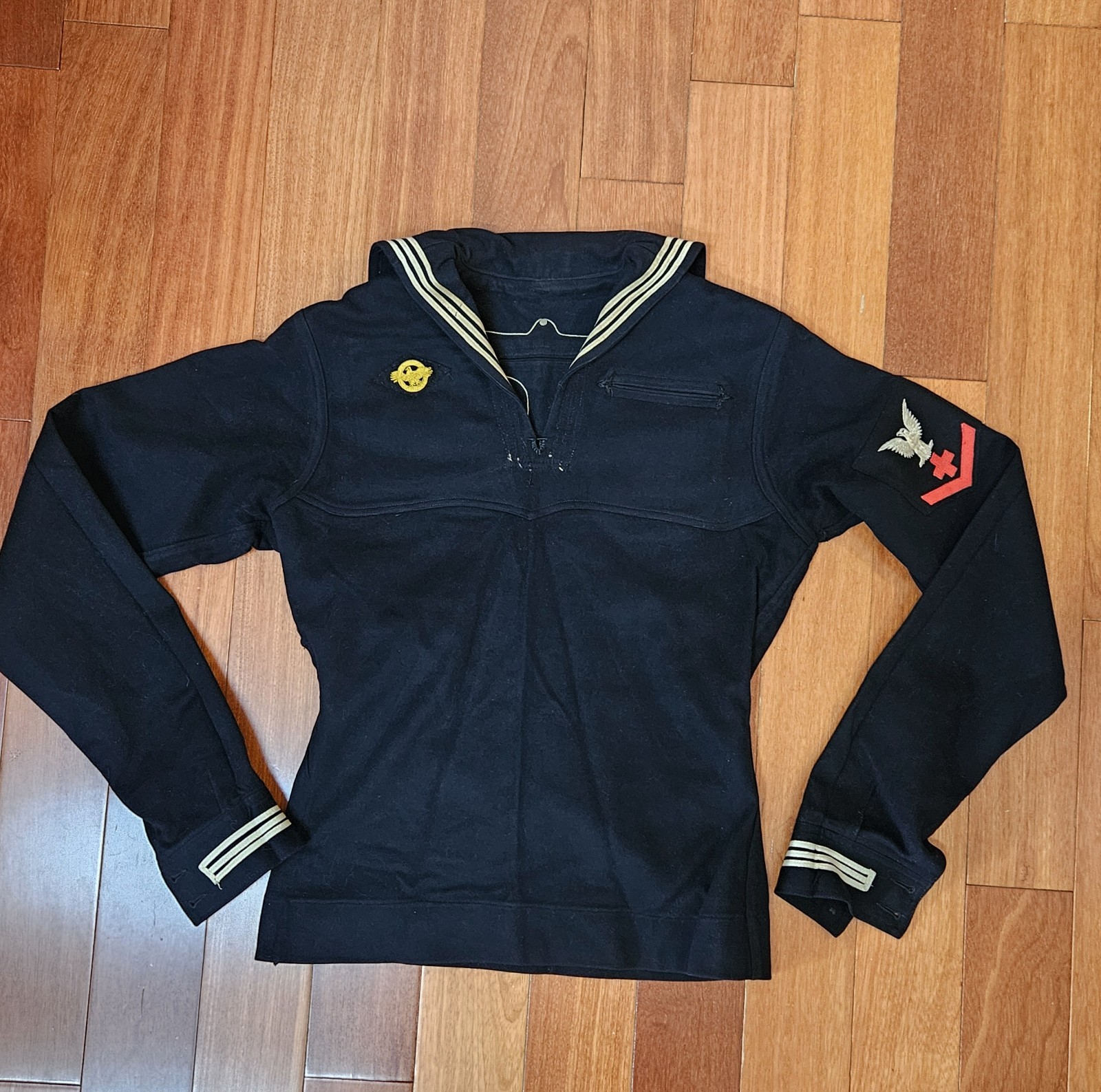 Original WWII US Navy USMC Corpsman Jumper Custom Vintage Military