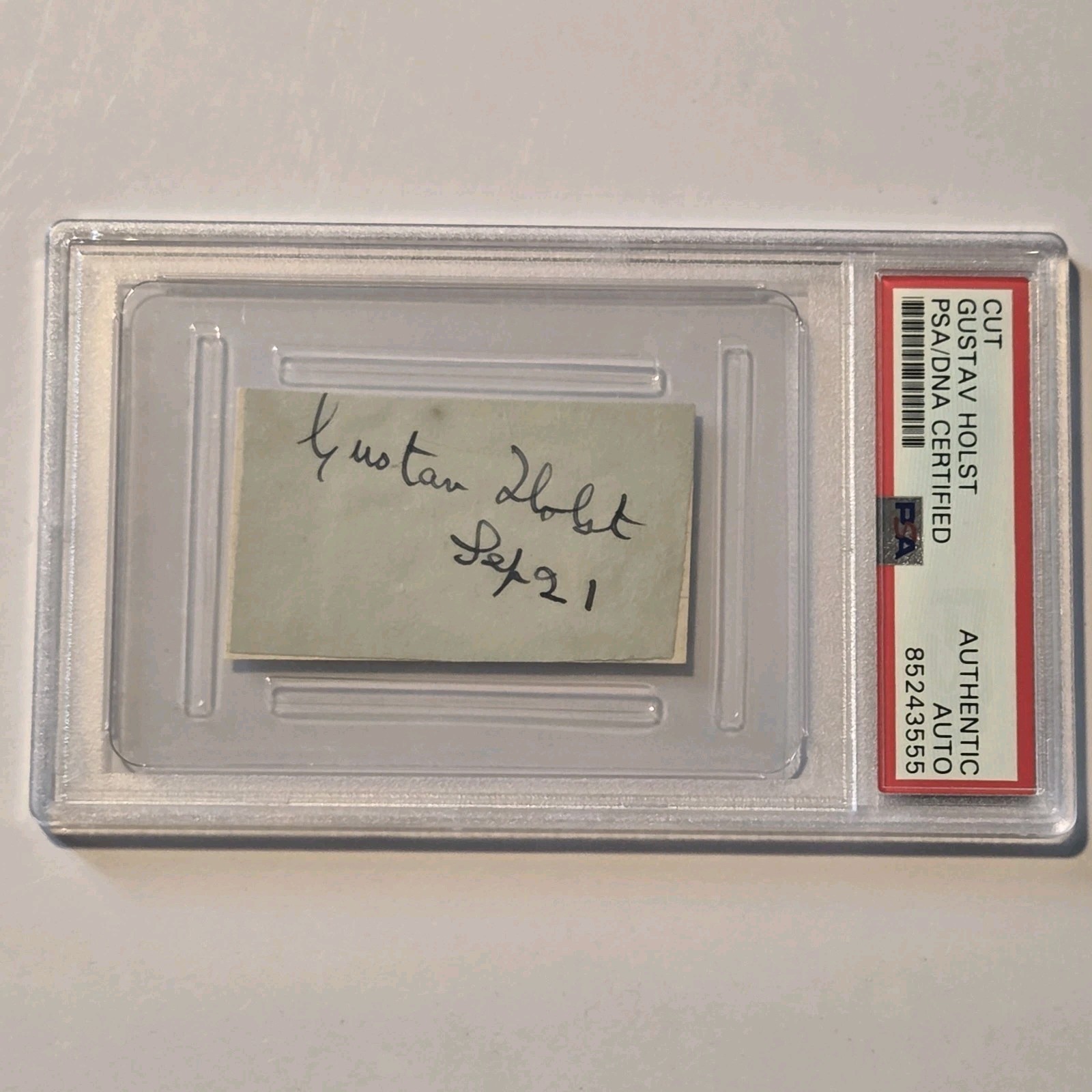 Gustav Holst Signed PSA DNA Autograph Composer The Planets Auto COA Rare