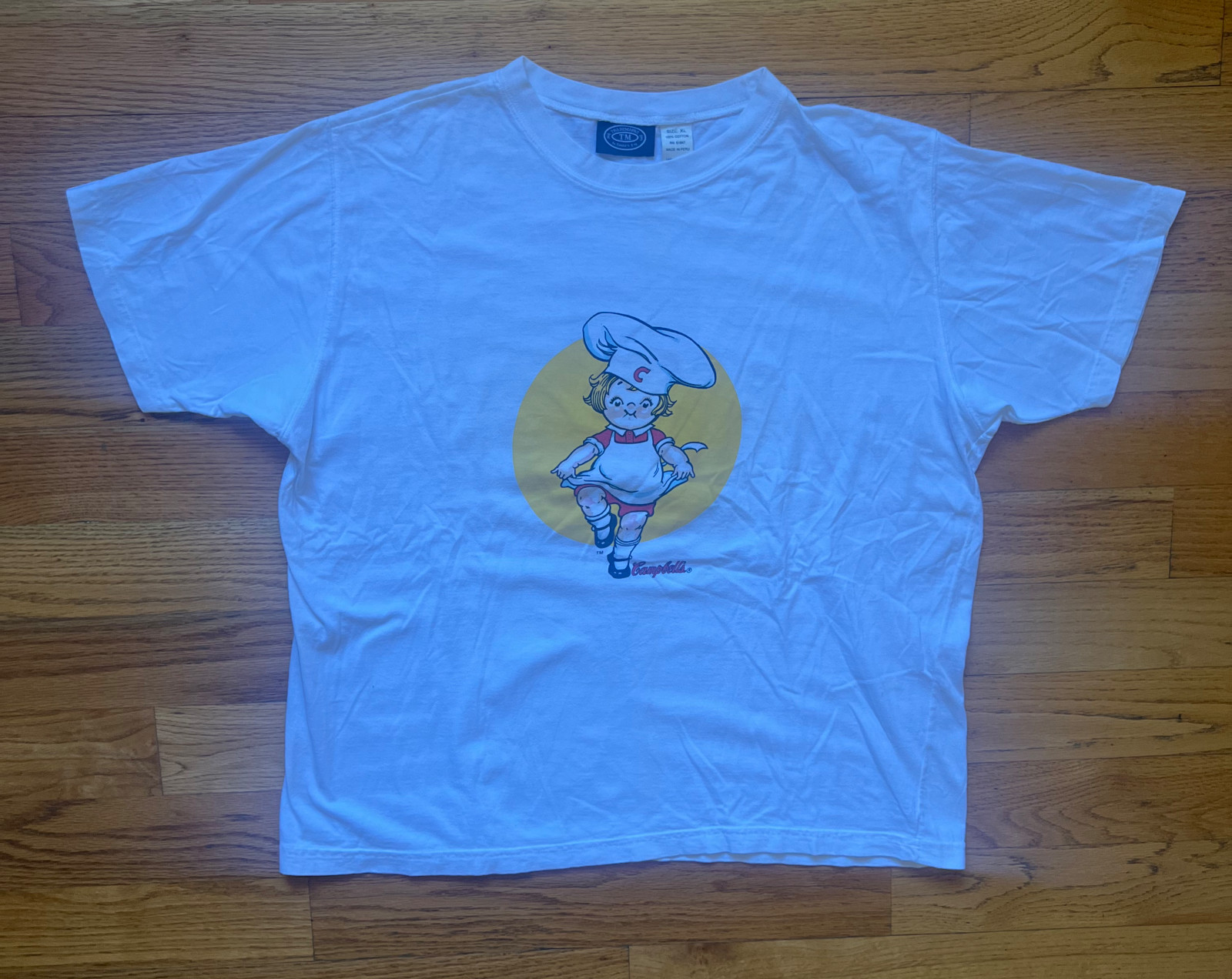 Vintage Campbell's Soup T-shirt XL Tomato Can Brand Character Vintage Campbell's Soup T-shirt XL Tomato Can Brand Character