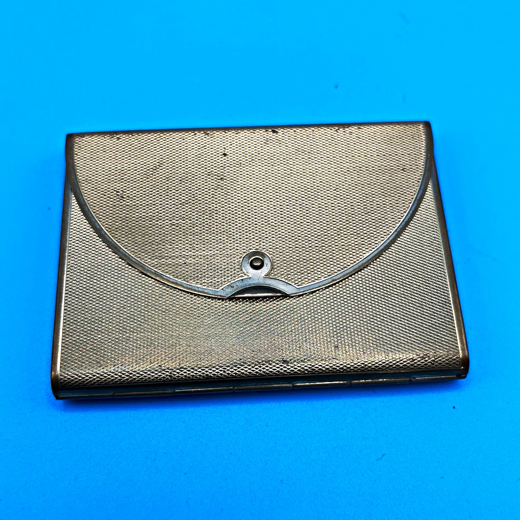 Vintage Coty Gold Tone Envelope Loose Powder Vanity Compact Case Mirror 1940s Vintage Coty Gold Tone Envelope Loose Powder Vanity Compact Case Mirror 1940s