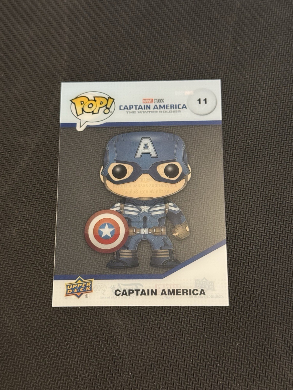 Upper Deck Marvel Studios Infiniti Saga Captain America Funko Acetate SSP