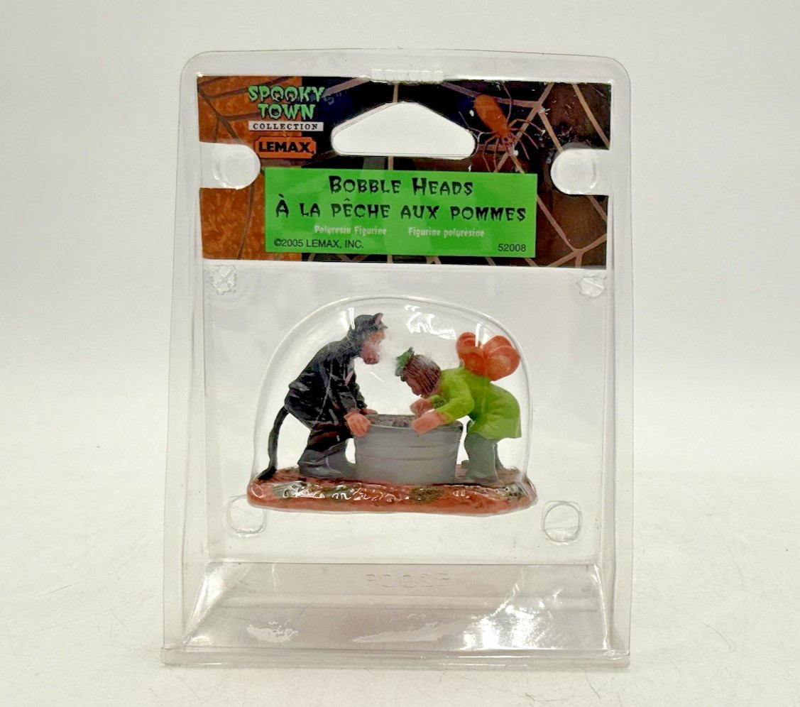 Vintage Lemax Spooky Town Poly Resin Figurines Bobble Heads Figure #52008 Vintage Lemax Spooky Town Poly Resin Figurines Bobble Heads Figure #52008