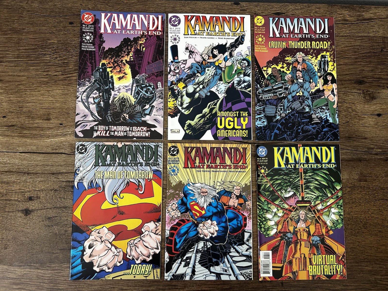 Kamandi At Earth's End #1-6 Complete Set DC Comics 1993 Elseworlds Superman VF Kamandi At Earth's End #1-6 Complete Set DC Comics 1993 Elseworlds Superman VF