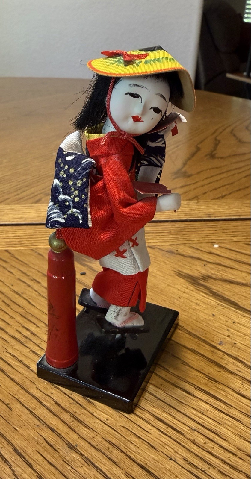 Vintage 6 Inch Japanese NINGYO Doll, Traditional, Geisha Dancer Figurine Vintage 6 Inch Japanese NINGYO Doll, Traditional, Geisha Dancer Figurine